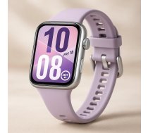 Viedpulkstenis HUAWEI WATCH FIT 4 вЂ” 1,82" (4,62 cm) ekrДЃns, GPS, 400 mAh, 38 mm alumД«nija korpuss, sudraba, violets siksniЕ†a