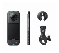 Darbības kamera Insta360 X5 8K Ultra HD 72 MP 360° Wi‑Fi MicroSD, 120 fps, 200 g