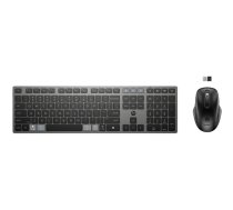HP 725 Multi-Device Uzlādējama Bezvadu Tastatūra un Peles Komplekts Pilna izmēra Bezvadu Bluetooth