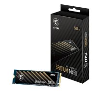 SSD M.2 NVMe MSI Spatium M450 500 GB PCIe 4.0, 3D NAND, Nolasīšana 3600 MB/s, Rakstīšana 2300 MB/s