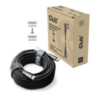Club 3D HDMI Hybrid AOC kabelis 8K60Hz / 4K120Hz 50 m, HDMI Type A vīrietis–vīrietis