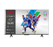 Televizors TCL 43" T69C QLED 4K Ultra HD 3840×2160, Google TV, HDR10+, 60Hz, Direct‑LED, 3×HDMI 2.1, 2×USB, Wi‑Fi, Bluetooth 5.4