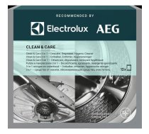 Melnajam un tauku noņemšanas pulveris Electrolux M2GCP121 veļas un trauku mazgājamajām mašīnām, 12 gab.