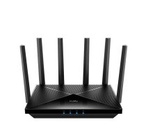 Galda maršrutētājs Cudy WR11000 — trīsjoslu 2.4/5/6 GHz, Wi‑Fi 7, 4× 2.5 Gbit LAN, 5765 Mb/s (6 GHz), 512 MB RAM