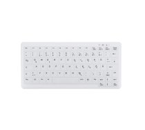 Klaviatūra CHERRY AK-C4110 Medicīnas RF Bezvadu AZERTY Francūziska Balta