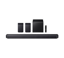 Soundbar Samsung HW-Q930F 9.1.4 kanālu 580 W melns, bezvadu subvūfers, 17 skaļruņi
