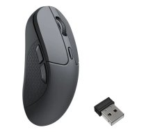 Ambidekstrāla bezvadu pele Keychron M3-A23 — Bluetooth + USB-C, Track-on-glass (TOG), 30000 DPI, 5 pogas, melna