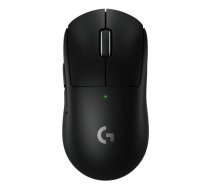 Spēļu pele Logitech Pro X Superlight 2 SE — labrokāja, RF Wireless, optiskā 44000 DPI, 5 pogas, melna