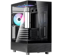 Datora korpuss Silverstone Technology Lucid 04 ATX melns
