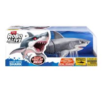 Rotaļu robotzivs Zuru Robo Alive Great White Shark 71126 — interaktīva ūdens rotaļlieta ar baterijām