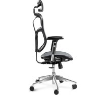 Biroja krēsls Diablo Chairs V-Basic melns-pelēks — ergonomisks dizains, regulējama augstuma