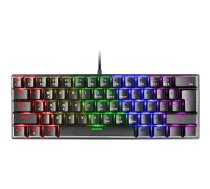 Mehāniskā spēļu tastatūra Mars Gaming MK60BUS ar RGB apgaismojumu un Blue slēdžiem, ASV izkārtojums