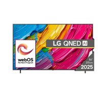 Televizors LG QNED 86QNED80A3A 86" QNED 4K Ultra HD, 3840×2160, webOS, Edge‑LED, Wi‑Fi, Ethernet, Bluetooth 5.1, 60 Hz, 2.0 ch, 20 W, melns