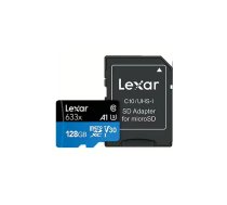 Zibatmiņa Micro SDXC Lexar 128GB UHS-I W/A LMSBLPL128G-BNANG