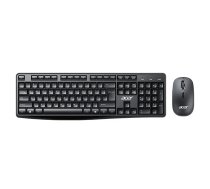 Bezvadu klaviatūras un peles komplekts Acer LK41-2K USB, angļu izkārtojums, melns
