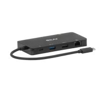 USB Type-C centrmezgls CLUB3D CSV-2552 5000 Mbit/s HDMI RJ-45