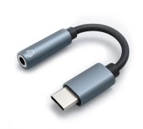 QOLTEC USB-C uz 3,5 mm adapteris 10 cm — audio adapteris telefonam un datoram