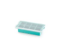 Ledus veidne Lekue XL Square Turquoise – silikona kvadrātveidīga XL forma