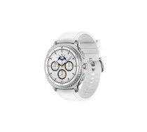 Viedpulkstenis Samsung Galaxy Watch 8 Classic 46 mm sudraba — 3,3 cm AMOLED, 4G, 64 GB, 445 mAh