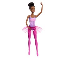 Modeļlelle Barbie Ballerina no MATTEL, brunete, 325 mm augstums, audums un plastmasa, noņemams violets tutu