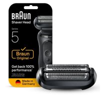Skujmašīnas galviņa BRAUN Series 5 54 B — 1 aizstājējgalviņa, melna, nerūsējošais tērauds