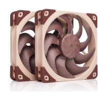Datora korpusa ventilators Noctua NF-A12X25 G2 PWM SX2-PP 120 mm, 12 V, 1800 apgr./min, 107.3 m³/h, SSO gultnis, 2 gab., bēšs