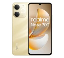 realme Note 70T 17,1 cm (6.74") Divas SIM kartes Android 15 4G USB Veids-C 4 GB 128 GB 6000 mAh Zelts