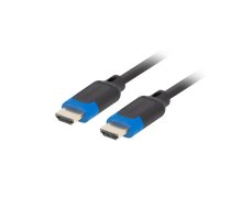 HDMI kabelis LANBERG CA-HDMI-30CC-0018-BK 1.8 m — HDMI Type A male, 48 Gbit/s, 4K@60Hz (3840x2160), HDMI 2.1