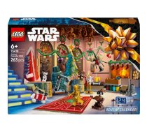Konstruktors LEGO Star Wars Adventes kalendārs 2025 — komplekts 75418, sezonas minifigūras un modeļi