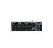 Vadu tastatūra ar mehāniskām pogām Logitech G915 X melna ar RGB apgaismojumu