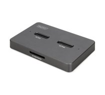 Dokstacija Digitus DA-71546-1 M.2 NVMe SATA USB-C 10 Gbit/s
