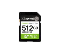 SD karte Kingston Technology 512GB Canvas Select Plus Gen3 150MB/s U3 V30