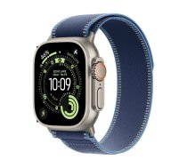 Apple Watch Ultra 3 GPS + Cellular 49mm Dabisks titāna korpuss Zils/Spilgti zils josta M/L