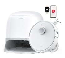 Roborock Qrevo Curv Bezmaisījumu Melns Balts Apaļš Rullīšu Suka LiDAR