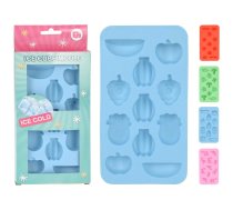 Ledus veidne Excellent Houseware 3907682 — silikona paliktnis ar dažādām ledus formām