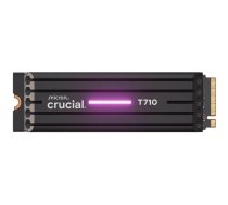 SSD CRUCIAL T710 2 TB M.2 PCIe 5.0 NVMe, 2000 GB, nolasīšana 14500 MB/s, rakstīšana 13800 MB/s