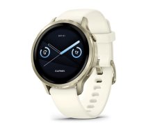 Viedpulkstenis GARMIN Venu 4, 41 mm zelta korpuss, 1,2" AMOLED 390×390, GPS, Wi‑Fi, 5 ATM, 10 dienu baterija