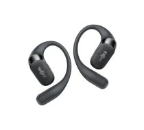 Austiņas Shokz OpenFit 2+ — bezvadu kaulu vadīšanas, ausu āķis, IP55, Bluetooth 5.4, 11 h atskaņošana (48 h ar kastīti), 4 mikrofoni, bezvadu uzlāde, melnas