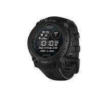 Viedpulkstenis GARMIN Instinct 3 45mm Solar Tactical Edition Black — 45 mm, saules uzlāde, GPS, sirdsdarbības mērītājs