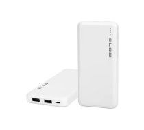 Portatīvais lādētājs BLOW PB10A 10000mAh (37Wh), 2x USB-A izvadi, kopējā jauda 22,5W, Micro‑USB ieeja, polimēra akumulators
