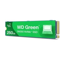 Iekšējais cietais disks Western Digital WDS250G2G0C 250GB M.2 PCIe 3.0 NVMe Lasīšanas ātrums 2400MB/s Rakstīšanas ātrums 1500MB/s