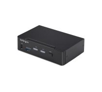 KVM slēdzis StarTech.com P2AD122-KVM-SWITCH 2-Port DisplayPort 4K 60Hz USB 3.0
