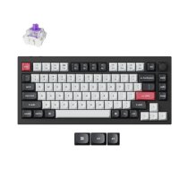Keychron Q1 HE Tastatūra Universāla USB RF Bezvadu Bluetooth QWERTY Ziemeļu Melna Pelēka