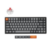 Keychron K2 Max tastatūra Universāla USB RF Bezvadu Bluetooth QWERTY Ziemeļu Melna Pelēka