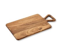 Griešanas dēlis KESPER DE7629130 no akācijas koka 42×23×1.7 cm ar trīsstūrveida rokturiem