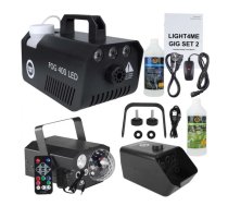 Dūmu mašīnu komplekts Light4Me GIG SET 2 ar 400 W LED apgaismojumu, IP20, komplektā barošanas bloks