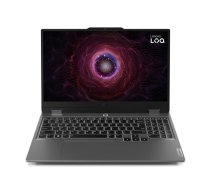 Portatīvais dators Lenovo LOQ 15ARP9 — 15,6" FHD 144Hz, AMD Ryzen 5 7235HS, 16GB DDR5, 512GB NVMe SSD, NVIDIA GeForce RTX 4050, pelēks