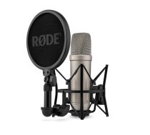 Studijas mikrofons RØDE NT1-A 5th Gen vadu USB Type-C sudraba -32 dB 20-20000 Hz 100 Ω Mac OS X 10.15