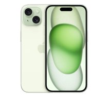 Viedtālrunis Apple iPhone 15 — 6.1" (15,5 cm), A16, 128 GB, Dual SIM, 5G, 48 MP aizmugures, zaļš