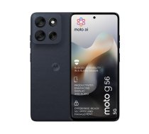 Viedtālrunis MOTOROLA moto g56 5G 6.72" (17,1 cm) Hybrid Dual SIM, MediaTek Dimensity 7060 2.6 GHz, 8 GB RAM, 256 GB, 5200 mAh, melns